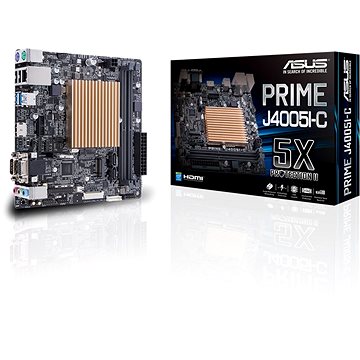 Obrázok ASUS MB PRIME J4005I-C, Intel Celeron® dual core J4005, 2xDDR4, mini-ITX, 90MB0W90-M0EAY1