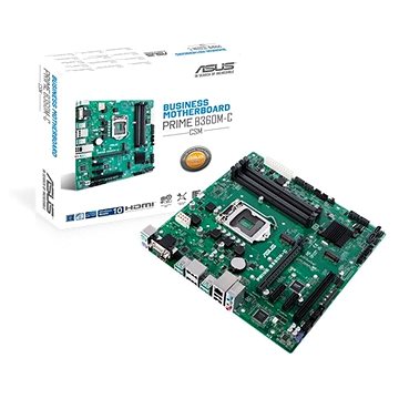 Obrázok ASUS MB Sc LGA1151 PRIME B360M-C/CSM, Intel B360, 4xDDR4, VGA, mATX, 90MB0W80-M0EAYC