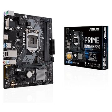 Obrázok ASUS MB Sc LGA1151 PRIME H310M-E R2.0/CSM (SW + PUR RMA), Intel H310, 2xDDR4, VGA, mATX, 90MB0Z20-M0EAYC