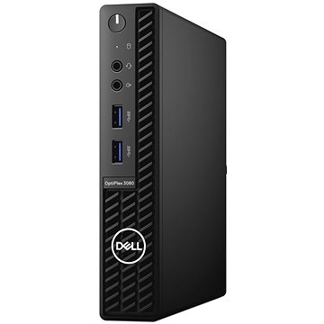 Obrázok DELL OptiPlex 3080 MFF/Core i3-10100T/4GB/128GB SSD/Intel UHD 630/TPM/WLAN + BT/Kb/Mouse/W10Pro/3Y Basic Onsite 46NMN