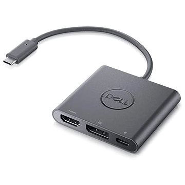 Obrázok Dell USB-C (M) na HDMI/DP/USB-C (F) s Power Pass-Through (470-AEGY)