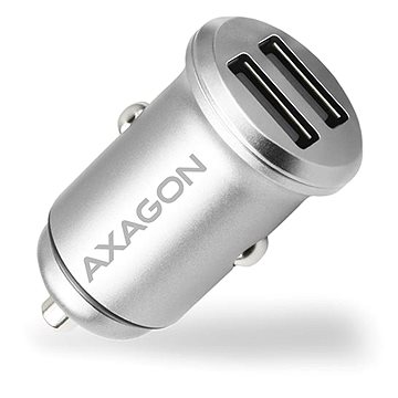 Obrázok AXAGON PWC-5V4 2.4A + 2.4A CAR CHARGER