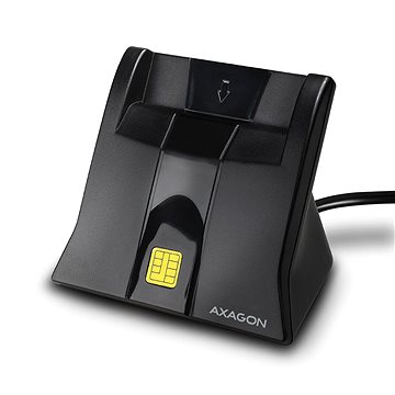 Obrázok AXAGON CRE-SM4 USB Smart card StandReader