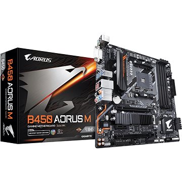 Obrázok GIGABYTE B450 AORUS M (GA-B450M AORUS)