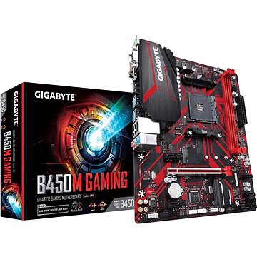 Obrázok GIGABYTE MB Sc AM4 B450M GAMING, AMD B450, 2xDDR4, VGA, mATX, B450M GAMING