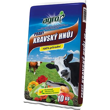 Obrázok Hnojivo Agro  Pravý kravský hnůj 10 kg 000771