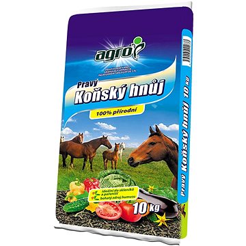 Obrázok Hnojivo Agro  Pravý koňský hnůj 10 kg 000775