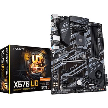 Obrázok GIGABYTE MB Sc AM4 X570 UD, AMD X570, 4xDDR4, VGA, X570 UD