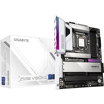 Obrázok GIGABYTE MB Sc LGA1200 Z590 VISION G, Intel Z590, 4xDDR4, 1xDP, 1xHDMI, Z590 VISION G