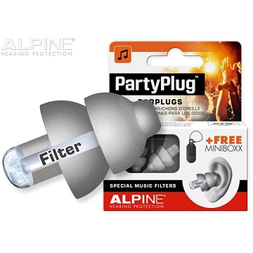 Obrázok Alpine PartyPlug Silver Grey