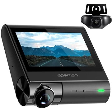 Obrázok Digitální Autokamera Apeman C770,  4K UHD a 1080P Dual Dash Cam