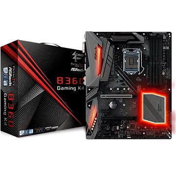 Obrázok ASRock MB Sc LGA1151 Fatal1ty B360 Gaming K4, Intel B360, 4xDDR4, VGA, B360 Gaming K4