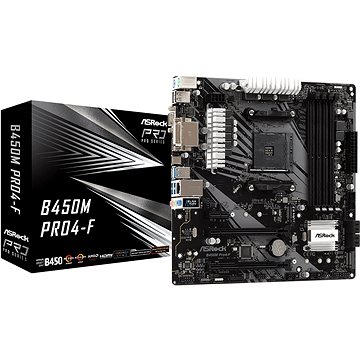 Obrázok ASRock B450M PRO4-F