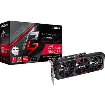 Obrázok ASROCK Radeon RX 5600 XT Phantom Gaming D3 6G OC (RX5600XT PGD3 6GO)