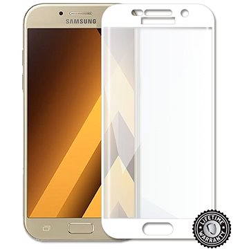 Obrázok Screenshield Samsung A520 Galaxy A5 (2017) Tempered Glass protection (full COVER WHITE metalic frame (AM-TGFCWMFA520-D)