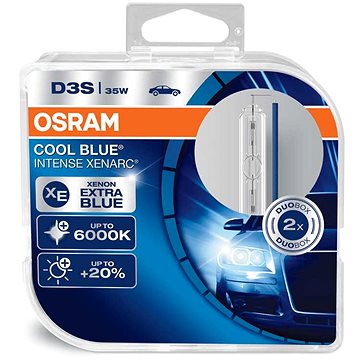 Obrázok OSRAM xenonová výbojka D3S XENARC COOL BLUE INTENSE 12/24V 35W PK32d-5 6000K živ.3000h (Duo-Box)