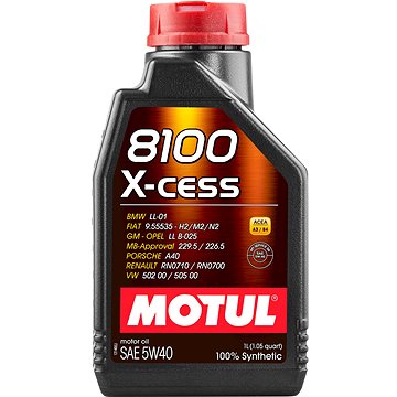 Obrázok MOTUL 8100 X-CESS 5W40 1L 102784