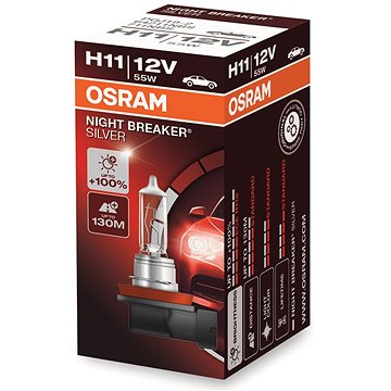 Obrázok OSRAM H11 Night Breaker SILVER + 100 % (64211NBS)