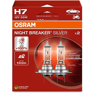 Obrázok OSRAM H11 Night Breaker SILVER +100 %, 2 ks (64211NBS-HCB)