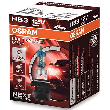 Obrázok OSRAM HB3 Night Breaker Laser Next Generation + 150 % (9005NL)