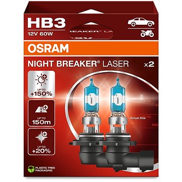 Obrázok OSRAM HB3 Night Breaker Laser Next Generation + 150 %, 2 ks (9005NL-HCB)