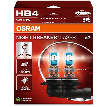 Obrázok OSRAM HB4 Night Breaker Laser Next Generation + 150 %, 2 ks (9006NL-HCB)