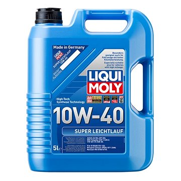 Obrázok Liqui Moly Motorový olej Super Leichtlauf 10W-40, 5 l (9505)