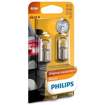 Obrázok PHILIPS Autožiarovka R5W 12V 5W BA15S 2ks