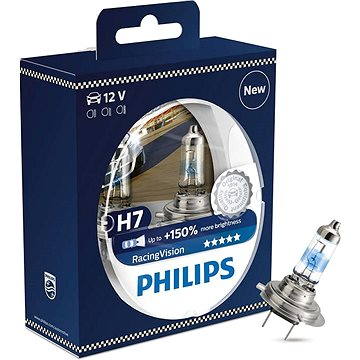 Obrázok Philips SADA 2x Autožiarovka Philips RACINGVISION 12972RVS2 H7 PX26d/55W/12V P2275