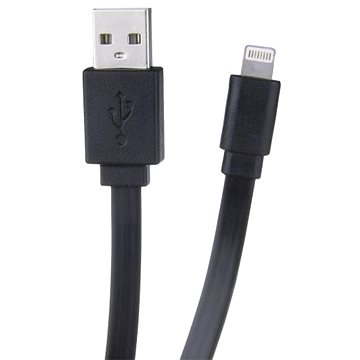 Obrázok Kabel AVACOM LIG-120K USB - Lightning, 120cm, černá DCUS-LIG-120K