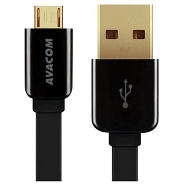 Obrázok Kabel AVACOM MIC-120K USB - Micro USB, 120cm, černá DCUS-MIC-120K