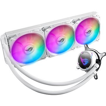 Obrázok ASUS vodní chladič CPU AIO ROG STRIX LC 360 RGB White Edition, 3x120mm 90RC0072-M0UAY0