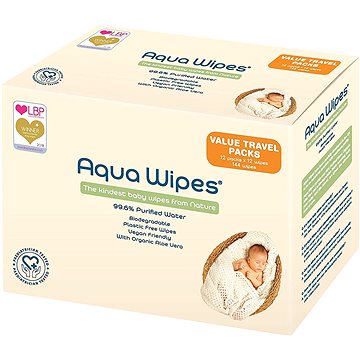 Obrázok AQUA WIPES EKO BOX 12× 12 ks (5060180400620)