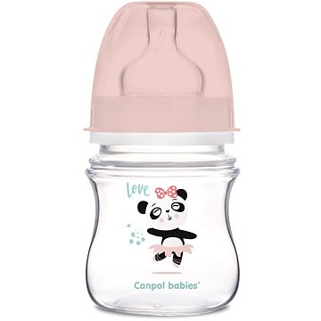 Obrázok Canpol babies Fľaša so širokým hrdlom TOYS 120ml ružová
					
				