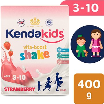 Obrázok KENDAKIDS instantní nápoj pro děti s příchutí jahoda 400 g (5056000502896)