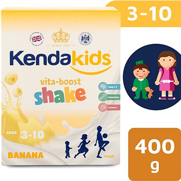 Obrázok KENDAKIDS banánový instantní nápoj pro děti 400 g (5056000503794)