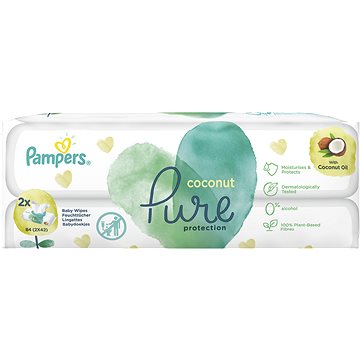 Obrázok PAMPERS Coconut Pure 84 ks (8001841708874)