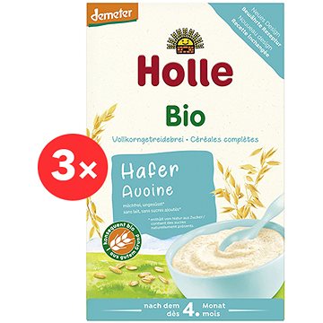 Obrázok Holle BIO kaša z ovsených vločiek 3x250g
					
				