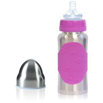 Obrázok Pacific Baby Hot-Tot 200ml strieborná/ružová