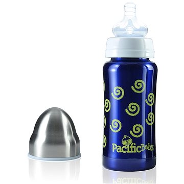 Obrázok Pacific Baby Hot-Tot 200ml modrá/spirálky