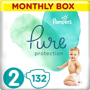 Obrázok PAMPERS Pure Protection veľ. 2 (132 ks) (8001090972026)