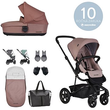 Obrázok EASYWALKER Set kombinovaný kočík Harvey2 Desert Pink s príslušenstvom