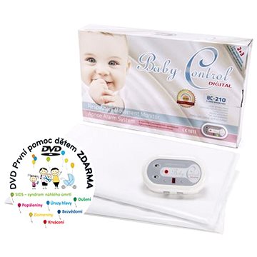 Obrázok Baby Control Digital BC-210 s 2 senzor.podložkami