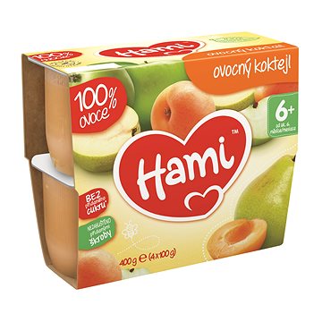 Obrázok Hami 100% ovocia ovocný kokteil 400 g (8590340755071)