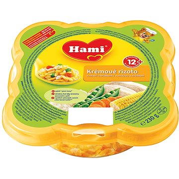 Obrázok Hami malý gurmán rizoto s mrkvou a hráškom 230 g (3041097108252)