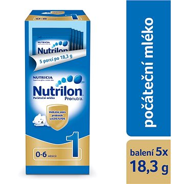 Obrázok Nutrilon 1 Pronutra počiatočné mlieko 5 × 18 3 g (8590340159251)