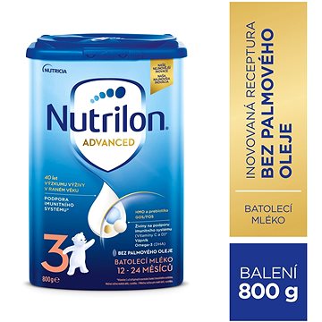 Obrázok Nutrilon 3 Pronutra 800 g dojčenské mlieko od 12. mesiaca