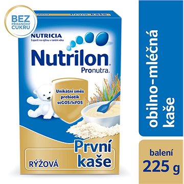 Obrázok Nutrilon Pronutra mliečna kaša prvý ryžová 225 g (8590340146763)