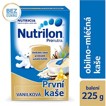 Obrázok Nutrilon Pronutra mliečna kaša prvý vanilková 225 g (8590340146749)