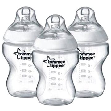 Obrázok Tommee Tippee Dojčenská fľaša C2N 260ml, 0m +, 2 + 1 zdarma (5010415225306)